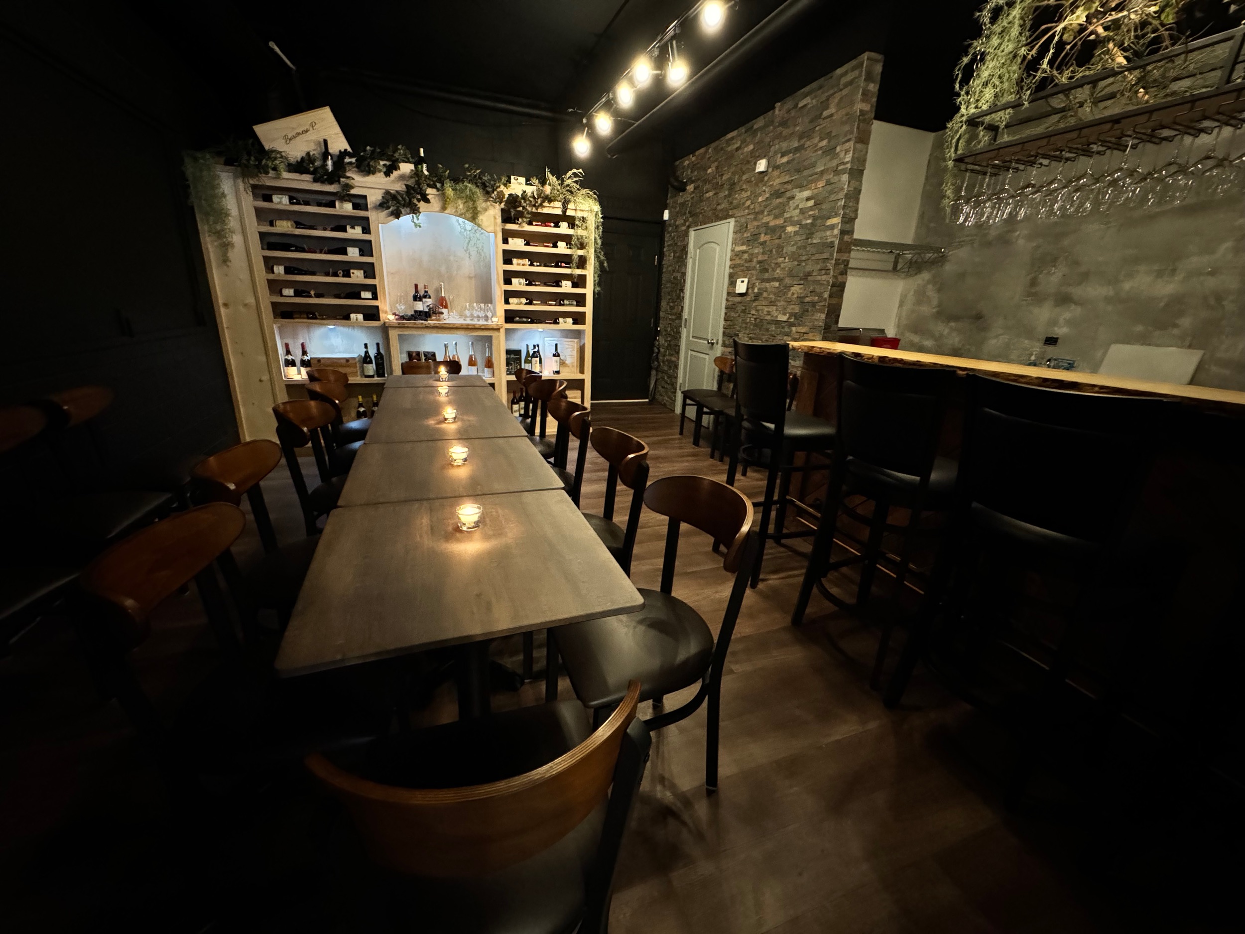 Cellar table setting